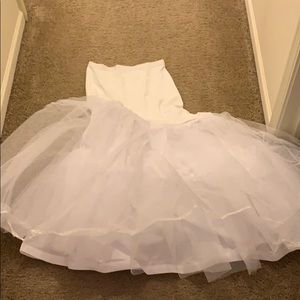 Bridal Under A Line Slip - White - Small